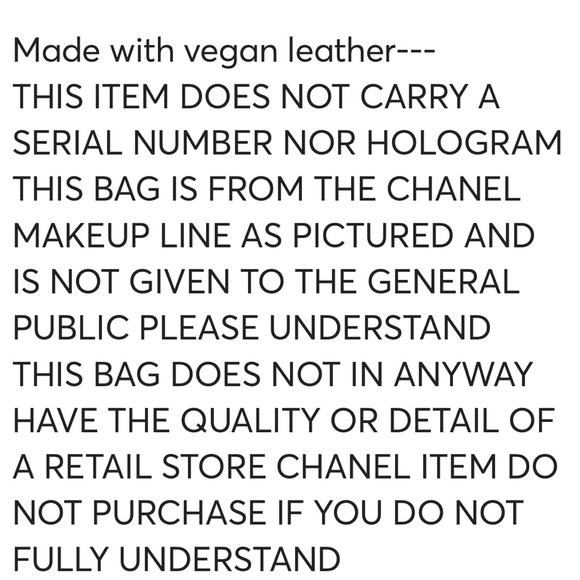 New in box CHANEL MAKEUP Black 2 Way Bag or Backpack - Picture 12 of 12